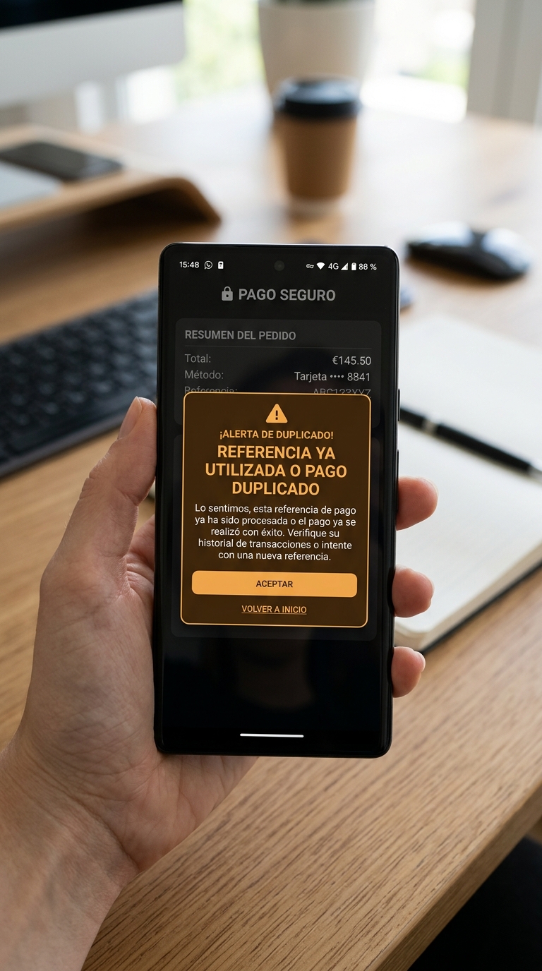 Caja Segura detecta una referencia utilizada anteriormente